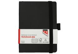 Notitieboek Quantore A6 flex lijn 192blz 80gr zwart