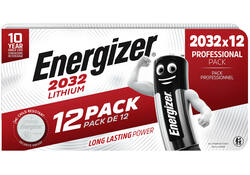 Batterij Energizer knoopcel 12xCR2032 lithium