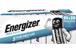 Batterij Energizer Max Plus 20x9v alkaline