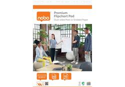 Flipoverpapier Nobo Premium 60x85cm dubbelzijdig 50vel