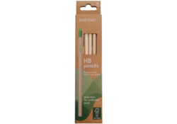 Potlood Econovo HB met gumtop blister à 6 stuks
