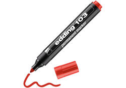 Viltstift edding 103 rond medium rood