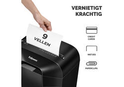 Papiervernietiger Fellowes Powershred LX50 snippers 4x37mm zwart