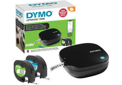 Labelprinter Dymo LetraTag 200B draagbaar bluetooth 12mm zwart promopack