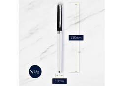 Vulpen Waterman Hémisphère Colour Blocking black en white CT fijn
