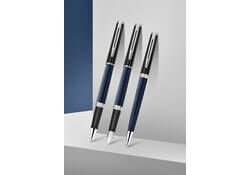 Vulpen Waterman Hémisphère Colour Blocking black en blue CT fijn