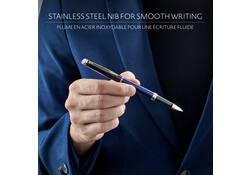 Rollerpen Waterman Hémisphère Colour Blocking black en white CT fijn