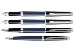 Vulpen Waterman Hémisphère Colour Blocking black en blue CT medium