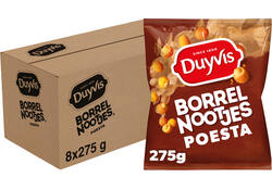 Borrelnootjes Duyvis poesta zak 275gr