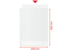 Showtas Esselte recycle PP A4 100µ 11-gaats 50 stuks