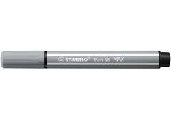 Viltstift STABILO Pen 68/95 Max middel koudgrijs