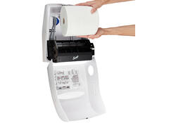 Handdoekroldispenser Kimberly Clark met sensor wit 9960
