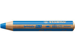 Kleurpotloden STABILO 880 woody 3 in 1 multitalent middelblauw