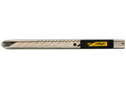 Snijmes Olfa SAC-1 9mm met metalen houder blister à 1 stuk