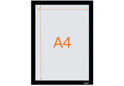 Infokader Nobo zelfklevend A4 zwart 2 stuks
