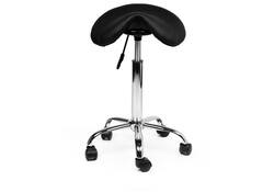 Zadelkruk Office medium harde wielen zw