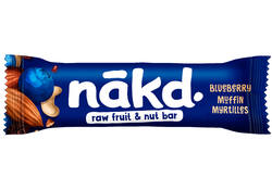 Fruit- en notenreep NAKD blueberry muffin 18x35 gram