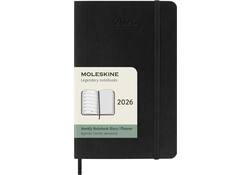 Agenda 2025 Moleskine 12M Planner Weekly 7dagen/1pagina pocket sc black
