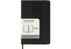 Agenda 2025 Moleskine 12M Planner Weekly 7dagen/1pagina pocket sc black