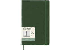 Agenda 2025 Moleskine 12M Planner Weekly 7dagen/1pagina large hc myrtle green
