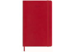 Agenda 2025 Moleskine 12M Planner Weekly 7dagen/1pagina large sc scarlet red