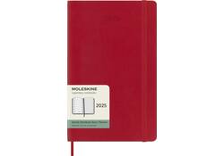 Agenda 2025 Moleskine 12M Planner Weekly 7dagen/1pagina large sc scarlet red