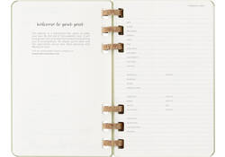 Agenda 2024/2025 Moleskine 12M Academic planner 7dagen/2pagina's large hc crush kiwi