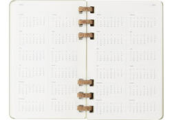 Agenda 2024/2025 Moleskine 12M Academic planner 7dagen/2pagina's large hc crush kiwi