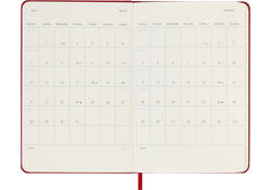 Agenda 2025 Moleskine 12M Planner Weekly 7dagen/1pagina pocket hc scarlet red