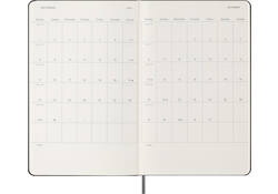 Agenda 2024/2025 Moleskine 18M Planner Weekly 7dagen/1pagina large hc black