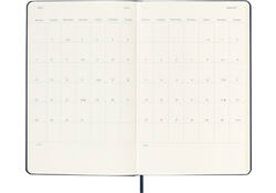 Agenda 2025 Moleskine 12M Planner Weekly 7dagen/1pagina large hc sapphire blue