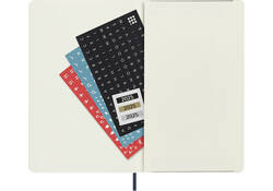 Agenda 2025 Moleskine 12M Planner Weekly 7dagen/1pagina large sc sapphire blue