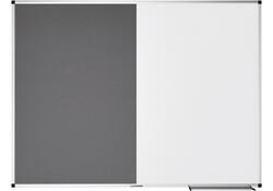 Combibord Legamaster UNITE grijs vilt-whiteboard 90x120cm