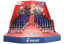 Rollerpen PILOT friXion ball Naruto medium 3 kleuren assorti