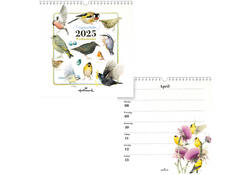 Weekkalender 2025 Hallmark Marjolein Bastin 210x210mm vogels
