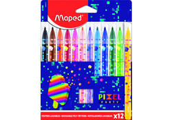 Viltstift Maped Pixel Party set à 12 kleuren