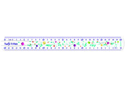 Liniaal Maped Pixel Party Twist 'n Flex 30cm transparant