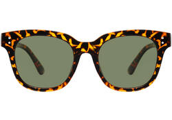 Zonnebril Montana met groen G15 gepolariseerd glas glans turtle
