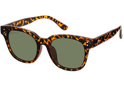 Zonnebril Montana met groen G15 gepolariseerd glas glans turtle