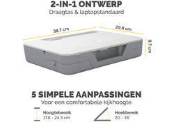 Laptopstandaard Draagtas Fellowes Breyta wit