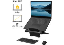 Laptopstandaard Fellowes Breyta zwart