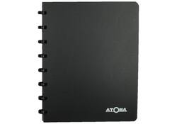 Adresboek Atoma A5 lijn 54vel 90gr PP assorti