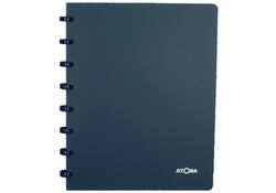 Adresboek Atoma A5 lijn 54vel 90gr PP assorti