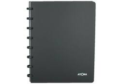 Adresboek Atoma A5 lijn 54vel 90gr PP assorti