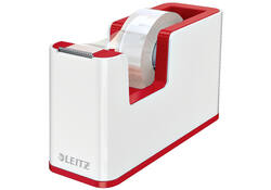 Plakbandhouder Leitz WOW wit/rood