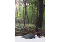 Notitieboek Rhodia Greenbook A4+ lijn 4-gaats 180 pagina's 90gr zwart