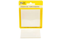 Memoblok Post-it 3M 73x73mm Transparant