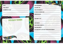 Vriendenboek Interstat Hot Wheels