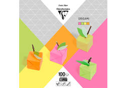 Origami Clairefontaine Neon 20x20cm set à 100 vel 70gram assorti