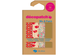 Hobbypapier Décopatch 30x40cm set à 4 vel thema Love is in the Meadow